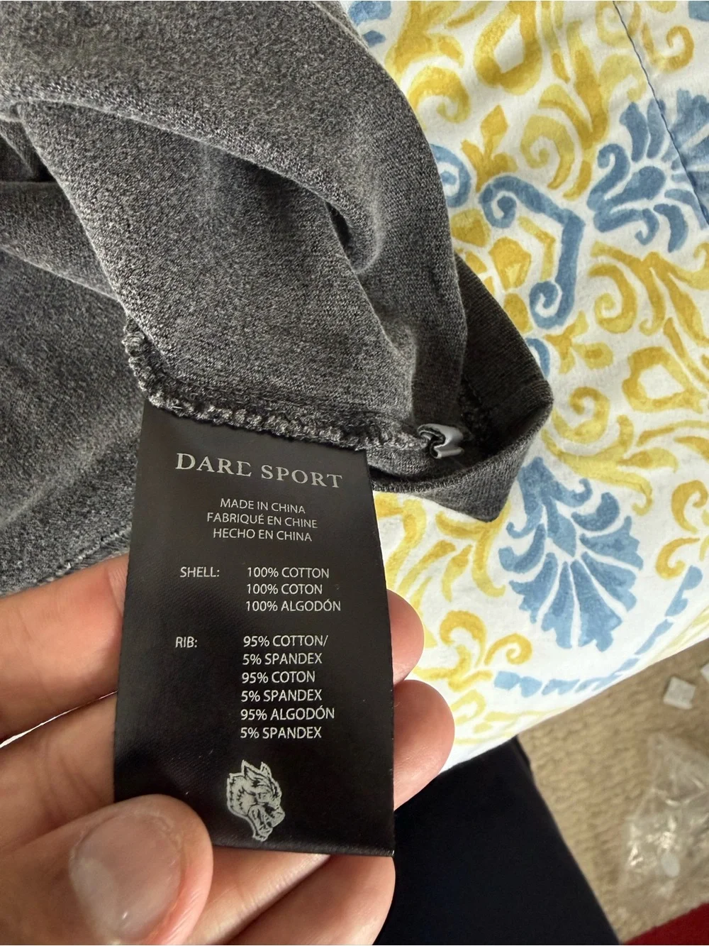 Darc Sports Wolves Club Black Men’s T Shirt - Picture 7 of 8